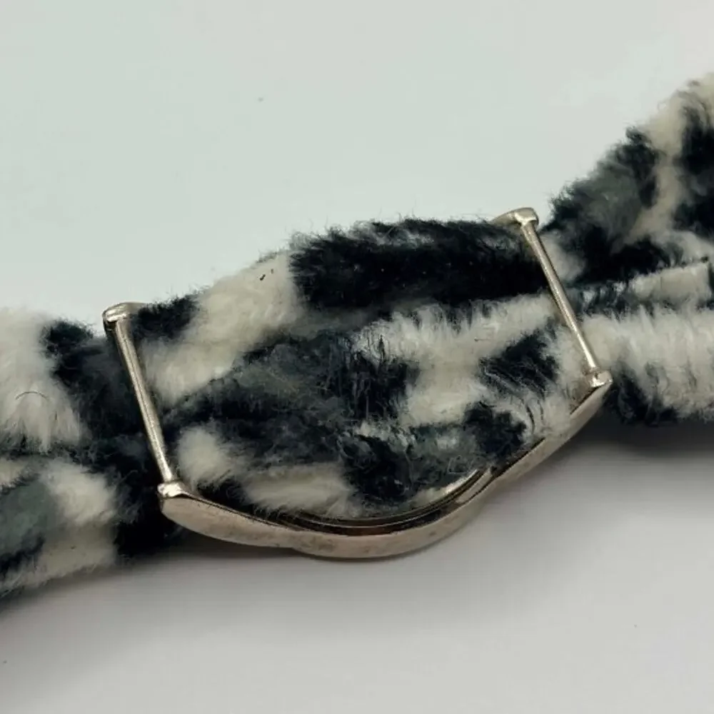 Silver & White Leopard Gossip Watch
